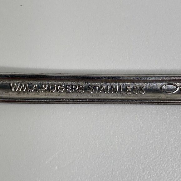 3 Vintage WM A Rogers Oneida Ltd Stainless Steel Cocktail Forks Fenway - Picture 5 of 8